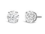 4.08 Carat Diamond Classic Round Stud Earrings 2 unnamed 9