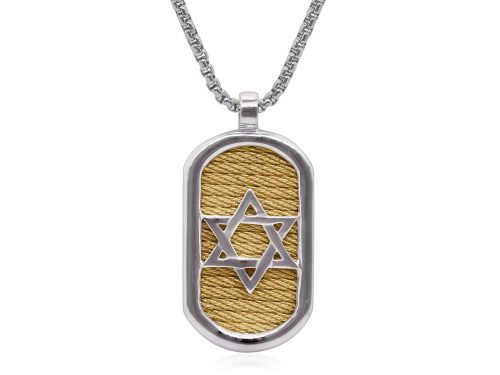 Star of David ID Tag 1 08 17 7163 00