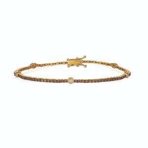 14K Honey Gold Levian Chocolate® Diamonds Bracelet For Women