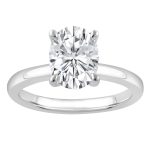Our Classic Solitaire Diamond Ring in 2.00 ct - Oval Shape
