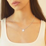 1.20 CTTW Beautiful Halo Pendant with a 1.00ct Round Center Stone - Image 4