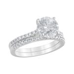 5.50 CTTW Hidden Halo Bridal Ring with 5.00 center Round (Copy) - Image 2
