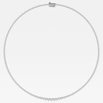 8 CTTW Rivera necklace in round lab-grown diamonds - Image 3