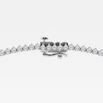 8 CTTW Rivera necklace in round lab-grown diamonds - Image 4