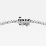 12 CTW Riviera necklace in round lab-grown diamonds - Image 4