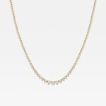 12 CTW Riviera necklace in round lab-grown diamonds - Image 6