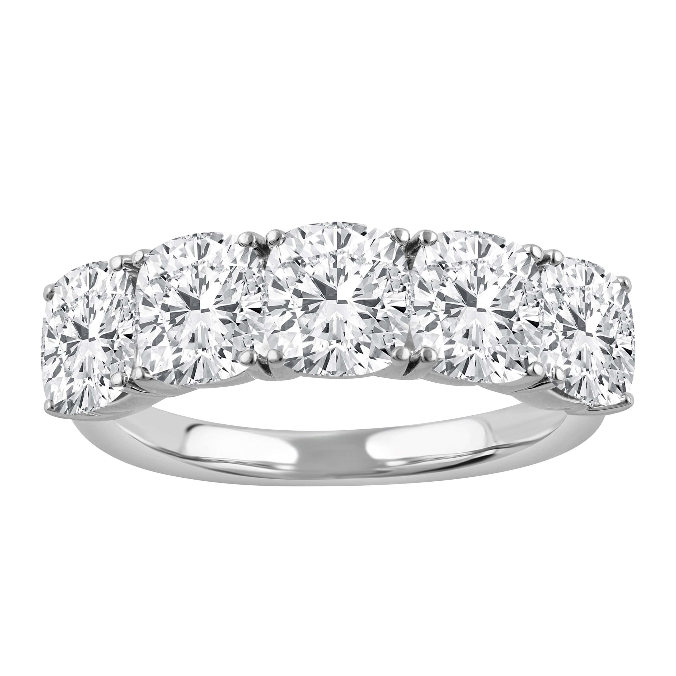 5.0 CTTW Beautiful 5 Stone Engagement Ring - Image 1