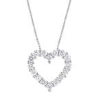 1.00 CTTW Beautiful Heart Pendant