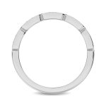 14K White Gold 1/5 Ct.Tw. Diamond Stackable Band 5 61743W 3