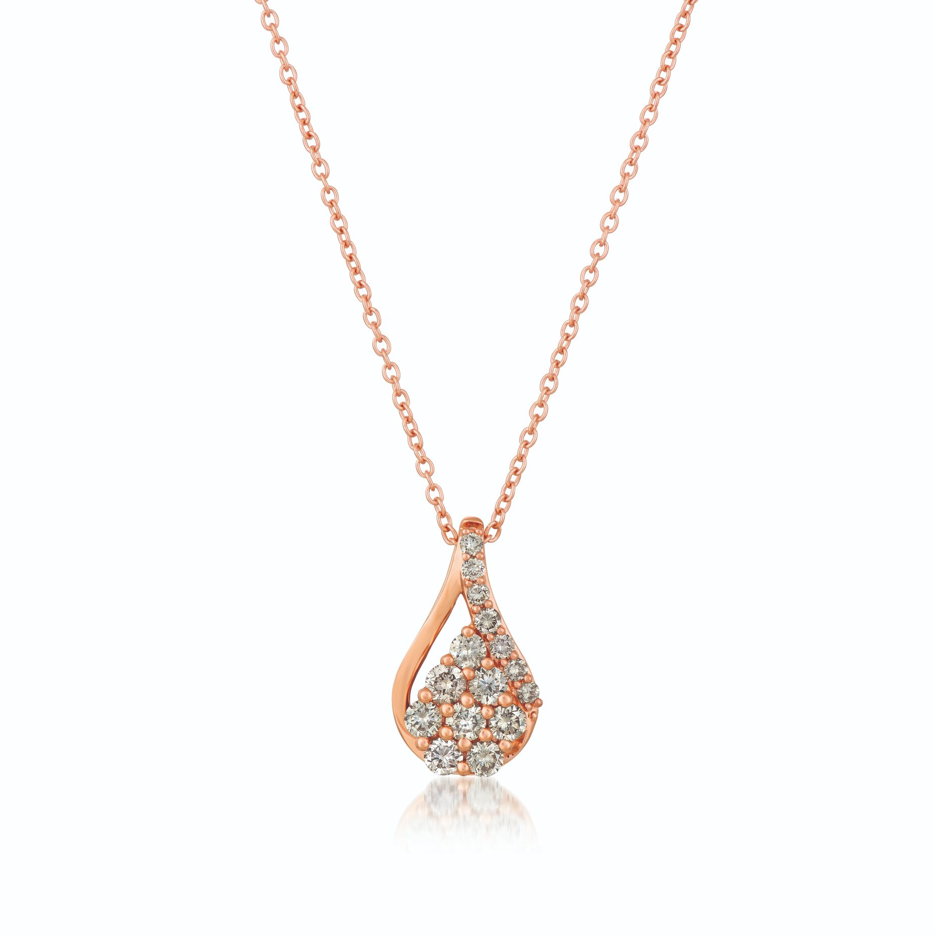Le Vian Creme Brulee� Pendant featuring 3/8 cts. Nude Diamonds set in 14K Strawberry Gold� - Image 1