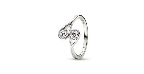 Pandora Brilliance Double Lab-created 0.50 ct tw Diamond Ring 1 DWIMAGE 152585C01 RGB