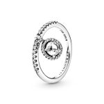 Dangling Round Sparkle Ring - FINAL SALE