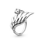 Sparkling Angel Wing&nbsp;Statement&nbsp;Ring
