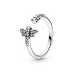 Sparkling Dragonfly Open Ring - FINAL SALE