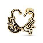 Keith Haring™ x Pandora Walking Heart Stud Earring