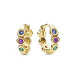 Marvel The Avengers Infinity Stones Hoop Earrings