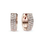Pandora Timeless Pavé Double-row Hoop Earrings