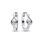 Pandora Brilliance Lab-created 0.20 ct tw Diamond Hoop Earrings