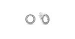 Pavé & Logo Circle Reversible Stud Earrings 2 DWIMAGE 299486C01 RGB
