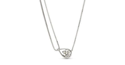 Pandora Brilliance Lab-created 0.75 ct tw Diamond Double Chain Collier Necklace 1 DWIMAGE 352054C01 RGB