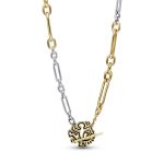 Keith Haring™ x Pandora Two-tone Twisted Figure T Bar Pendant Necklace