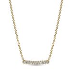 Pandora Timeless Pavé Single-row Bar Collier Necklace