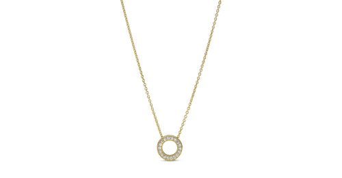 Pandora Logo Pavé Circle Collier Necklace 1 DWIMAGE 367436C01 RGB