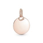 Engravable Round Tag Pendant