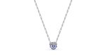 Blue Pansy Flower Pendant Necklace 2 DWIMAGE 390770C01 RGB