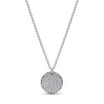 Pandora Timeless Pavé Round Pendant Necklace