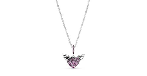 Pavé Heart & Angel Wings Necklace 1 DWIMAGE 398505C02 RGB