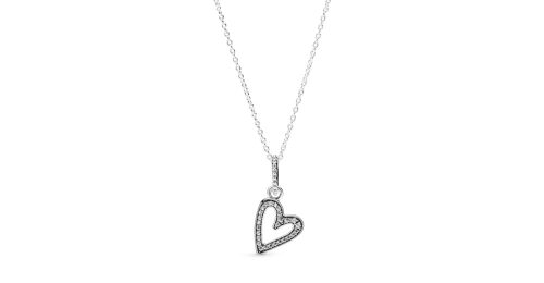 Sparkling Freehand Heart Pendant Necklace 1 DWIMAGE 398688C01 RGB