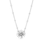 Pavé Daisy Flower Collier Necklace - FINAL SALE