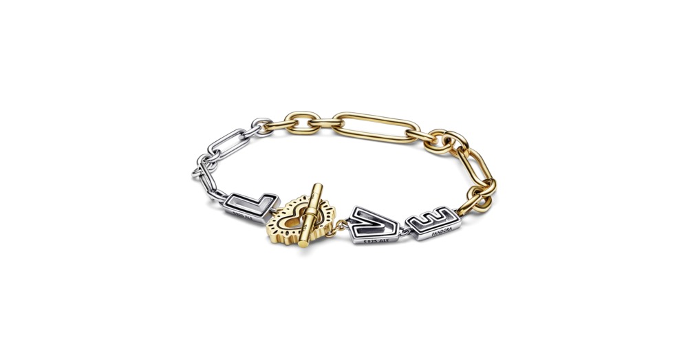 Keith Haring™ x Pandora Two-tone Love Links Bracelet