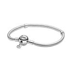 Pandora Moments Freehand Heart Clasp Snake Chain Bracelet - FINAL SALE