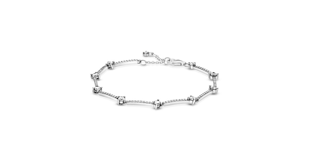Sparkling Pavé Bars Bracelet - Image 1