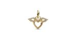 Heart & Angel Wings Dangle Charm 2 DWIMAGE 752362C01 RGB