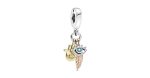 Hamsa, All-seeing Eye & Feather Spirituality Dangle Charm 2 DWIMAGE 768785C01 RGB