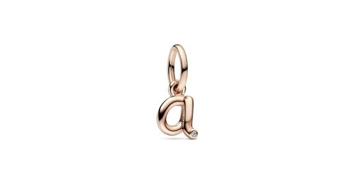 Letter A Script Alphabet Dangle Charm 1 DWIMAGE 782531C01 RGB