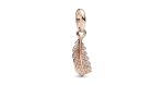 Floating Curved Feather Dangle Charm 2 DWIMAGE 782578C01 RGB