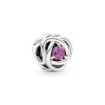 October Pink Eternity Circle Charm