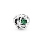 May Green Eternity Circle Charm