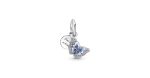 Blue Butterfly & Quote Double Dangle Charm 2 DWIMAGE 790757C01 RGB