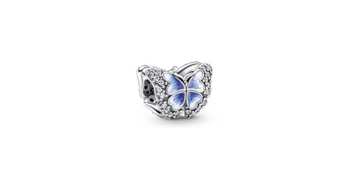Blue Butterfly Sparkling Charm 1 DWIMAGE 790761C01 RGB