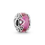 Reveal Your Love Pink Murano Glass Charm