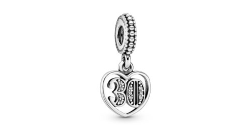 30th Celebration Dangle Charm 1 DWIMAGE 791287CZ RGB