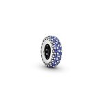 Blue Sparkle Spacer Charm