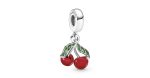 Asymmetrical Cherry Fruit Dangle Charm 2 DWIMAGE 791583C01 RGB