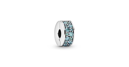 Teal Pavé Clip Charm 1 DWIMAGE 791817MCZ RGB