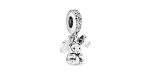 Baby Teddy Bear Dangle Charm 2 DWIMAGE 792100CZ RGB
